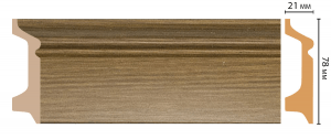 D122-73 плинтус напольн.DECOMASTER 78*21